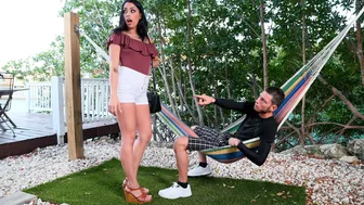 Latin Adultery - Vanessa Sky fucking in the couch with her bubble butt