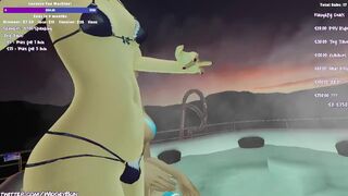 Things Turn Steamy in Trans Vtuber's VRchat Hot Tub Stream