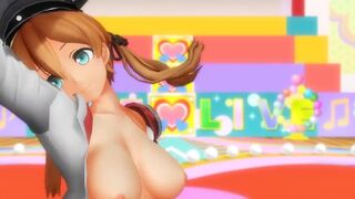 【MMD】Lupin at Prinz Eugen【R-18】