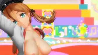 【MMD】Lupin At Prinz Eugen【R-18】