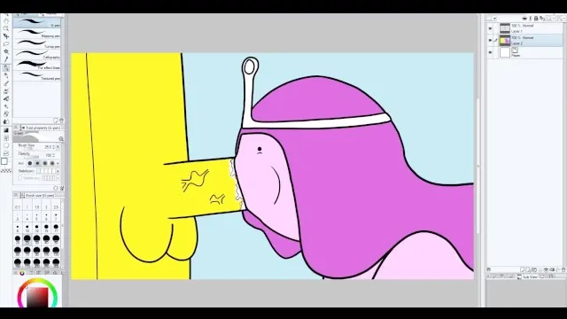 Porn Threesome Princess Bubblegum - Drawing Adventure Time Porn - Princess Bubblegum Threesome With Starchy And  Banana Guard (Speed-Art) - FAPCAT