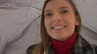 Czech Streets - Diplomat with cum on her face