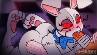 Vanny Cute Furry Bunny Blowjob & Fuck Pussy - FNAF Security Breach