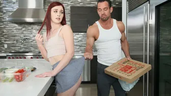Sleazy Stepdad - Danni Rivers fucks step daddy while mommy is out
