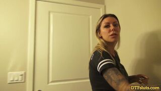 DTFsluts - Busty Blonde Tattooed PAWG Karma Rx Fucked hard by BWC