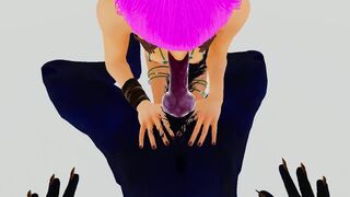POV blowjob for furry werewolf | Big Cock Monster | 3D Porn Wild Life