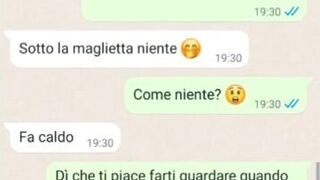 Chat erotica con la porca di mia moglie - Dialoghi italiani