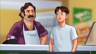 Let's Play Summertime Saga - He Was Shock By Her Massive Boobs Ep 62