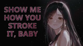 Sleepy Domme Girlfriend Tells You How To Stroke For Her | JOI ASMR