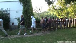 Czech GangBang - 4 girls and 150 hard cocks (Part 1)