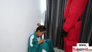 Amateur Thai teen gets anal punishment