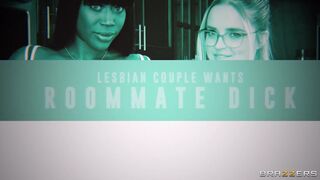 Lesbian Couple Wants Roommate Dick / Brazzers