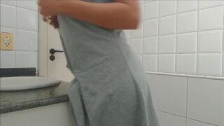 Bathroom's sink humping, I moaned very loudly! - Katie Adams