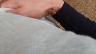Public Dry Humping Leads to Quick Cum