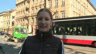 Czech Experiment - Busty beauty fucks in the Prague centre
