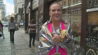 Czech Streets - Prague marathon girl