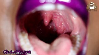 EXPLORE MY BIG MOUTH AND TEETH FOR DATE NIGHT VORE - UVULA FETISH GIANTESS