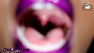EXPLORE MY BIG MOUTH AND TEETH FOR DATE NIGHT VORE - UVULA FETISH GIANTESS