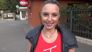 Czech Streets - Way too pregnant Tereza