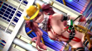 【MMD】Kagura - One Chanbara Z (MAGNET)【R-18】