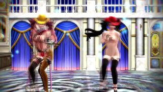 【MMD】Kagura - One Chanbara Z (MAGNET)【R-18】