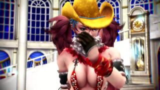 【MMD】Kagura - One Chanbara Z (MAGNET)【R-18】