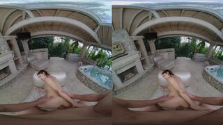 Naked Charly Summer Sucking Cock In Jacuzzi - Outdoor POV Sex VR Porn