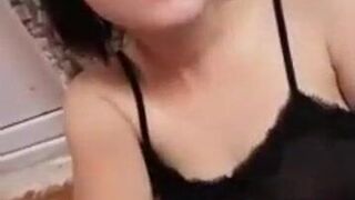 Russian Teen With Short Hair Teasing On Periscope