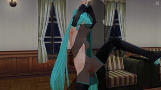 3D HENTAI Bound Hatsune Miku gets fucked