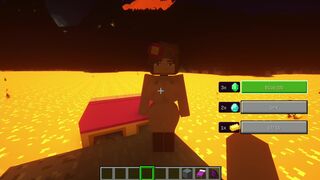 porn in minecraft Jenny | hot sex on the volcano