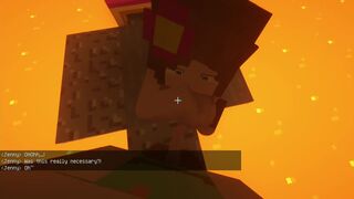 porn in minecraft Jenny | hot sex on the volcano