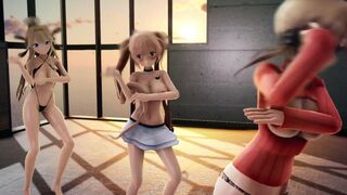 mmd r18 HMKJ Printz Murasame Kongo 3d hentai