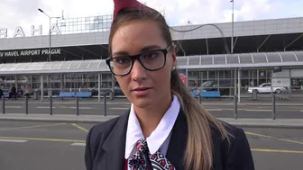 Czech Streets - Stewardess Andrea