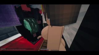 MINECRAFT 3some with jenny hentai gameplay