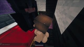 MINECRAFT 3some with jenny hentai gameplay