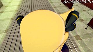 Cynthia gives you the price of winning the Pokemon League - Anime Hentai