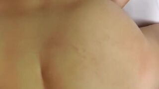 Slowmotion Doggy with cumshot on Ass