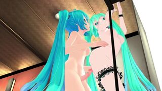 【SEX-MMD】SEX with Miku & Miku【R-18】