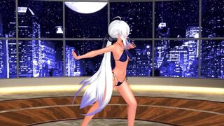 【MMD】Haku-san - Angel Rhythm【R-18】