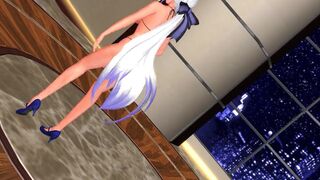 【MMD】Haku-san - Angel Rhythm【R-18】