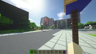 minecraft Jenny | pier city Tour the city and try to get naked