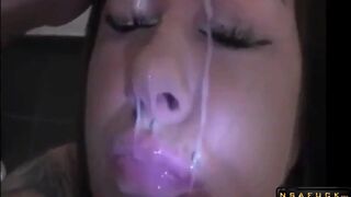 Exotic Cum in mouth facial compilation