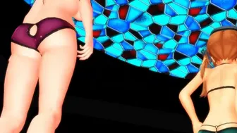【MMD】Kawakaze & Kashima & Prinz - Undead Enemies【R-18】