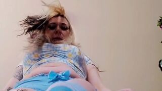 Femdom MILF Giantess POV Tramples Little Man's Face & Cock, Humilation, & Facesitting with Kneehighs