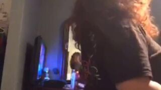 Bbw latina slut back at it again twerking