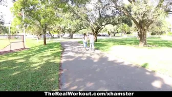 The Real Workout - Hot Workout Teen Fucked After Session