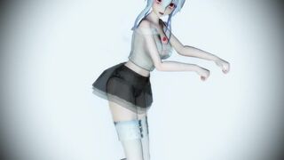 【MMD】Unfinished version of comparative water model Kogamine【R-18】