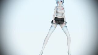 【MMD】Unfinished version of comparative water model Kogamine【R-18】