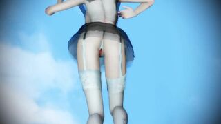 【MMD】Unfinished version of comparative water model Kogamine【R-18】