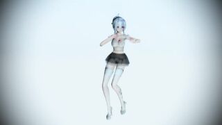 【MMD】Unfinished version of comparative water model Kogamine【R-18】